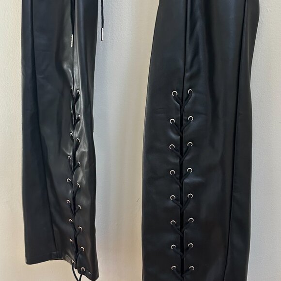 I.AM.GIA Sick Lace Up Tie Pants in Size L - Picture 3 of 5